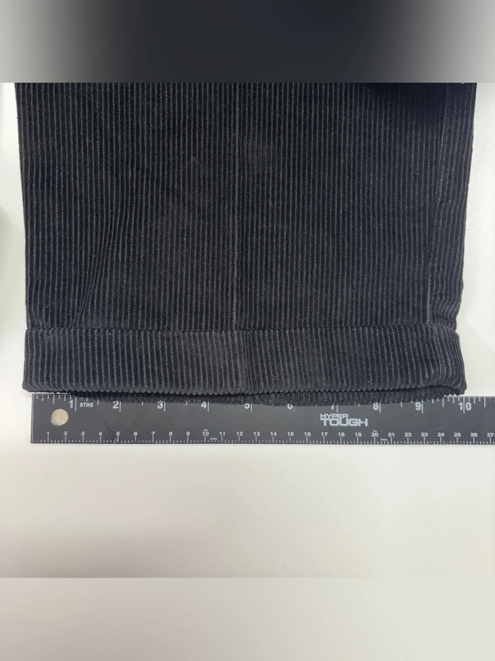 Vintage Oleg Cassini Black Corduroy Pants 42x32 Y2K Dark Academia